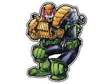 Judge Dredd 1 Comic Sticker Waterproof Vinyl Decal Die-Cut Car Laptop