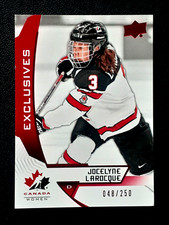 JOCELYNE LAROCQUE 2019-20 UD TEAM CANADA JUNIORS EXCLUSIVES NO 53 #048/250 47256