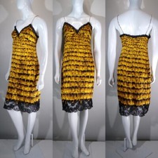 GIANNI VERSACE Tribute runway silk dress, M/L