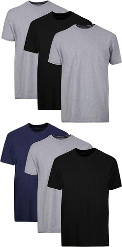 Hanes Men's Moisture-Wicking Cotton with Odor Control Undershirts - Picture 6 of 8