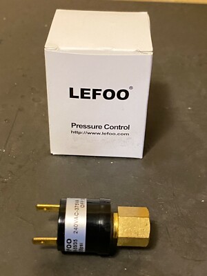 LEFOO LF08-55/35 Low/High Pressure Control Switch (35 PSI Off/55 PSI On) LF08