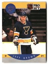1990-91 Pro Set #260 Jeff Brown