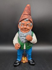 Alter Gartenzwerg Gräfenroda Thüringen Ton Keramik alt antik ? markiert C 35