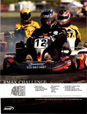 2004   RMAX CHALLENGE Print Ad   ROTAX MAX KART RACING ADS.81