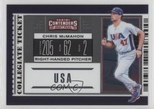 2019 Elite Extra Edition USA Collegiate National Team Tickets Chris McMahon 6f8