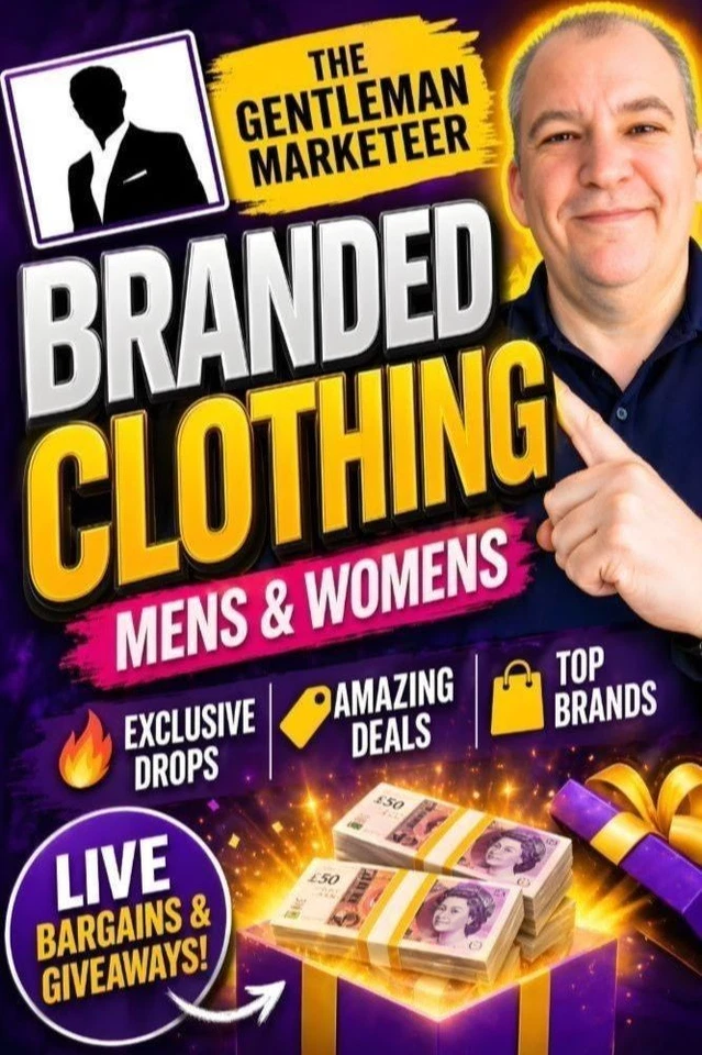 eBay Live # Branded Men’s @ Women's Clothing