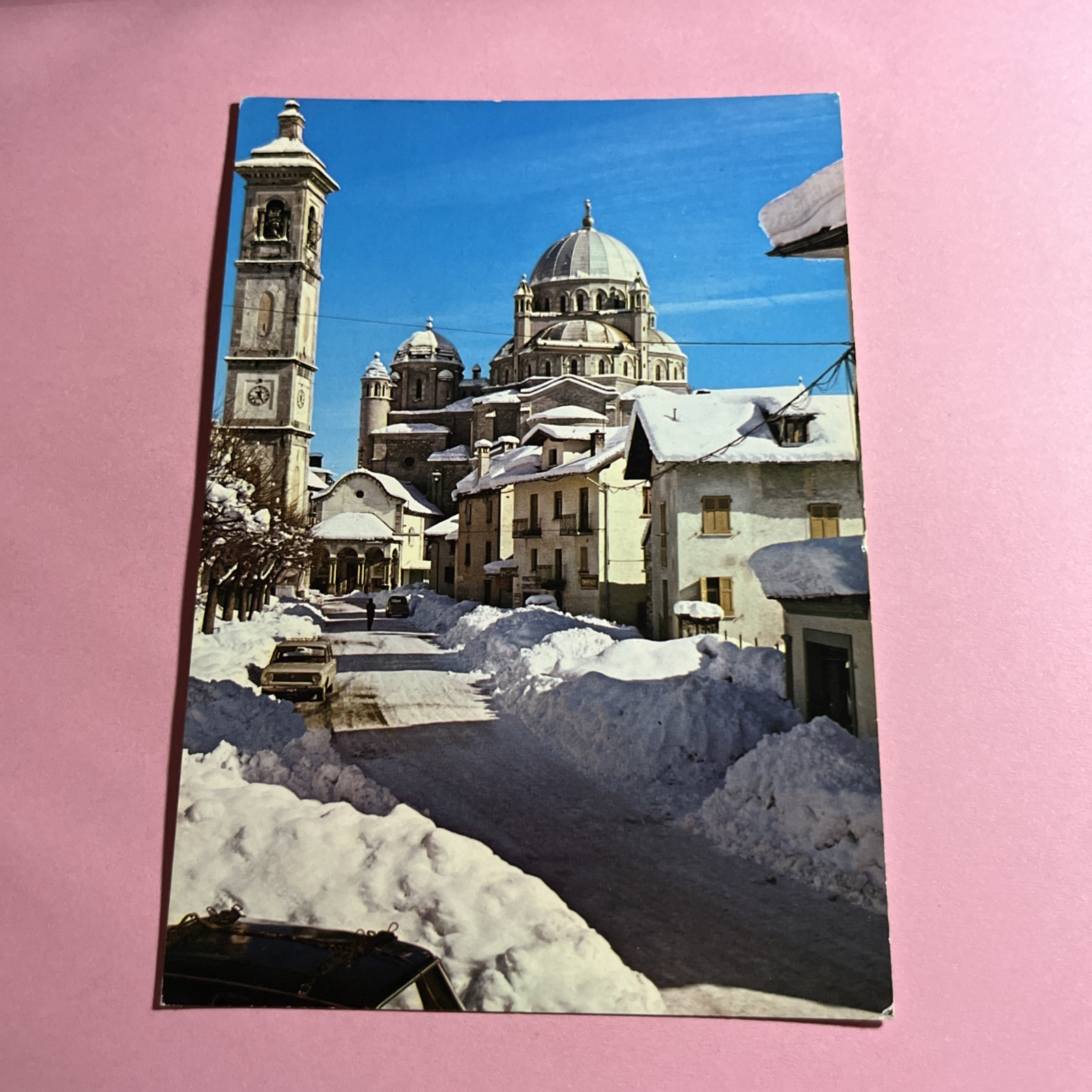 CARTOLINA A COLORI COLLEZIONE -VALLE VIGEZZO RE (NO) SANTUARIO MADONNA SANGUE