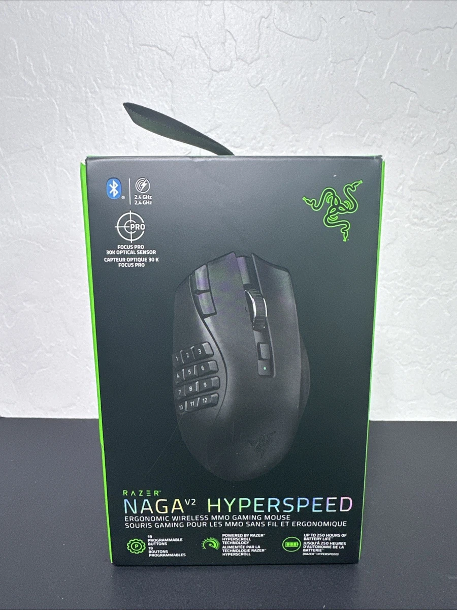 Razer Naga V2 HyperSpeed Wireless Gaming Mouse RZ01-0360 for sale