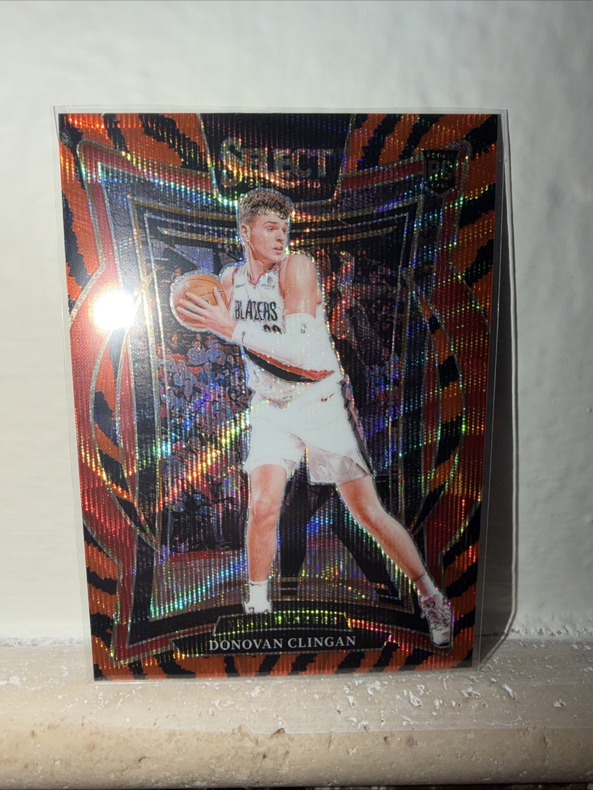 2024-25 Panini Select - Concourse Donovan Clingan Tiger Stripe Prizm (RC)