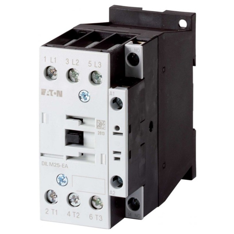 DILM25-10-EA Power Contactor 25A 3NO 1NC 11kW 24V DC Screw