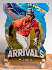 2024 Topps Finest - Arrivals Marco Luciano #A-15 Gold Refractor /50 (RC)