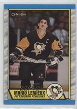 1989-90 O-Pee-Chee Mario Lemieux #1 HOF 0u2j