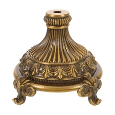 Rustic Zinc Alloy Base Pedestal Stand Dining Coffee Table Centerpiece