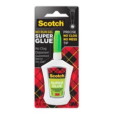 Scotch Super Glue Gel, Precision Applicator, 0.14 Oz.