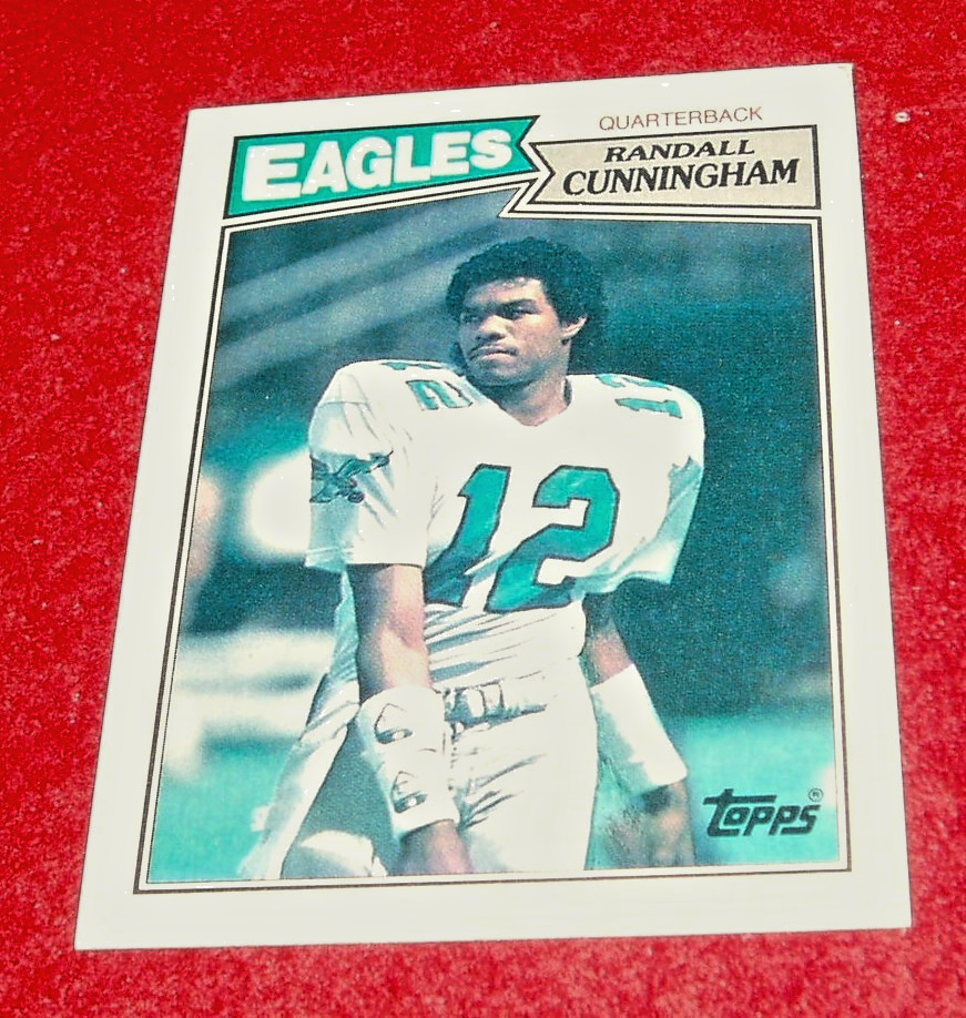 1987 Topps Football  RANDALL CUNNINGHAM rookie card #296  NRMT/MT