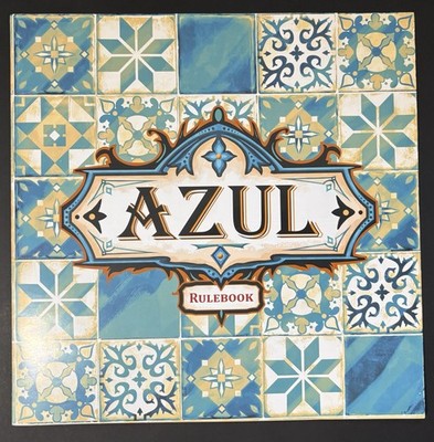 AZUL Board Game Replacement Parts/Pieces Rule Book Plan B Games