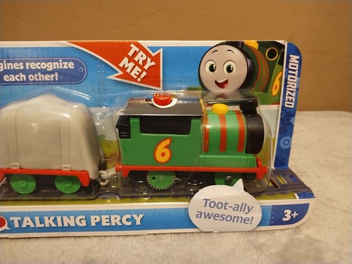 Fisher-Price Thomas & Friends Talking Percy Motorized Toy Train Engine - Picture 2 of 13