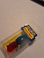 STORM WIGGLE WART ORIGINAL SERIES NOS V6112 CLR/BL BK & SD SCL RARE FISHING LURE