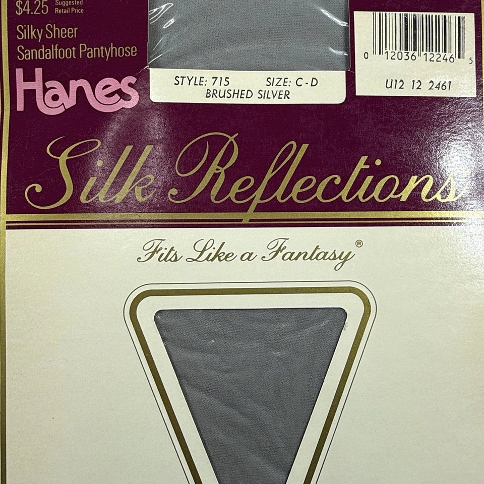Pantimedias Hanes Silk Reflections CD plata cepillada 715 sandalia U12122461 de colección Foto 3 de 4