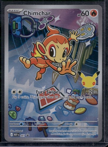 Pokemon Chimchar Mega Evolution Promos Promo Full Art Holo 041 TCG