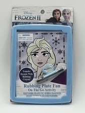 Disney Frozen II Elsa Rubbing Plate Fun On The Go Activity Toy
