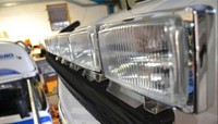 Schwarz DachträGer - Typ B +Led +Rechteckig Flecken FüR DAF XF 106 2013+