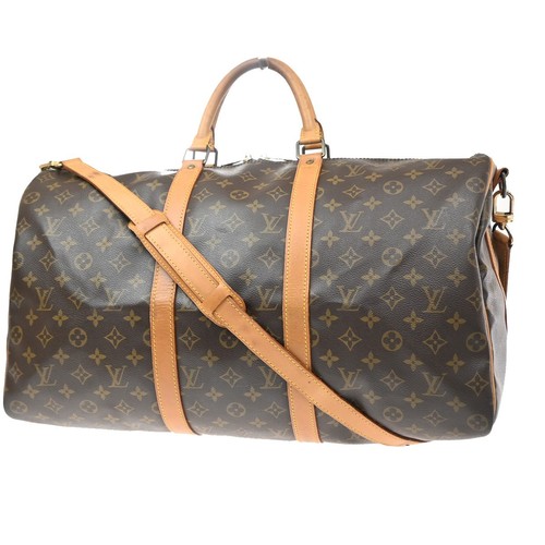 LOUIS VUITTON Keepall Bandouliere 50 2Way Hand Bag Monogram Brown M41416 94MA801