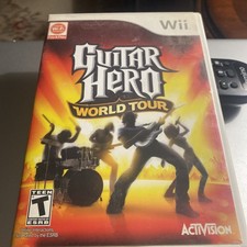 🔥Guitar Hero: World Tour (Nintendo Wii, 2008) CIB W/Manual