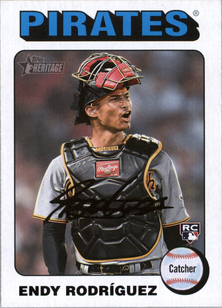 2024 Topps Heritage White Border #488 Endy Rodriguez - BB