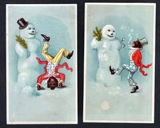 Snowman Minstral Theme Cards, No printing. Vi...