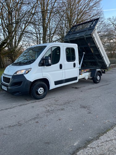 2018 Peugeot Boxer Tipper crew cab 7 seaters | eBay UK