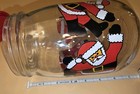 Vintage VMC REIMS Tumbling Santa Christmas Jar Red Screw Top Lid Made in France — photo 6