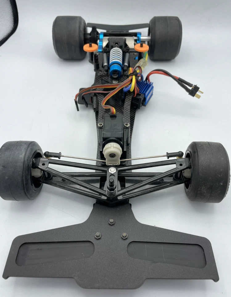 For parts TAMIYA F104 F-104 carbon chassis with motor and ESC - Image 2 of 4