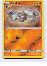 GEODUDE 33/68 COMMON HIDDEN FATES POKEMON REVERSE HOLO NM