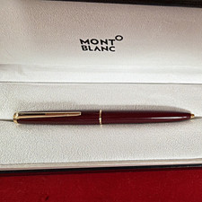 Montblanc Nr. 28 Hebelkugelschreiber in Bordeaux mit vergoldeten Akzenten 1960
