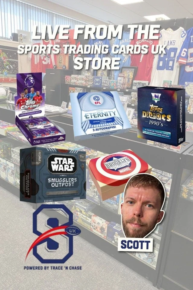 Live from the Sports Trading Cards UK Store 24 Hours of Drops on ebay live