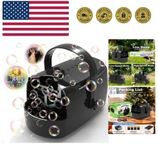 Bubble Machine Durable Automatic Bubble Blower, 18000+ Big Bubbles Per Minute...