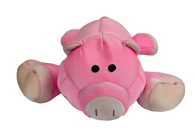 Brentwood Moshi Pink Pig 15012 Microbead Stretchable Mushy Plush Brentwood