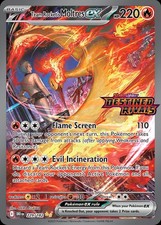 Pokemon Team Rocket's Moltres ex (229/264) Destined Rivals NM HOLO- Prerelease