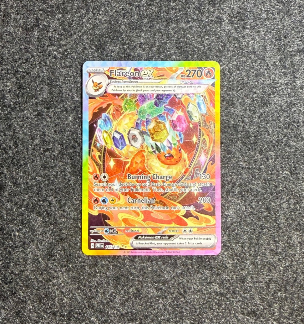 Flareon ex 146/131 Sv: Prismatic Evolutions Holo