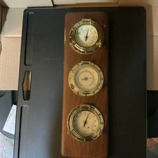 West And Company Weather Instrument Gift Barometer Thermometer Hydrometer 