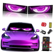 Devil Eyes Light for Cars 2-Pack   15''x4'' Dual LED Eyes for 2 Pcs 15x4 inch