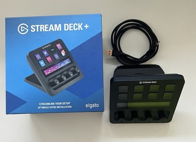 Elgato Stream Deck + / plus Schwarz   Wie neu   OVP & Zubehör