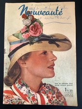Lot de 3 magazines de mode; "Nouveauté" années 1938