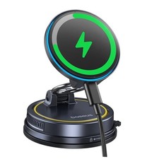 Vacuum 15W for Magsafe Car Mount Charger, 119LBS Suction Cup 720 Adjustable