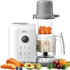Bear Baby Food Maker with 18.5oz Dual-Layer Steam Baskets, OneStep Baby Food ...