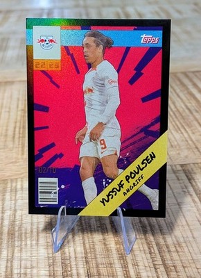 Topps 2023 Yusuf Poulsen #LEH-9 02/10 Leipzig Legend Denmark