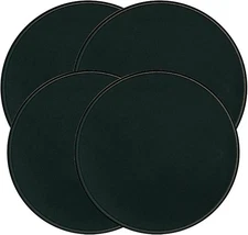 Range Kleen Black Round Burner Covers Set of 4 Small and Large Kovers