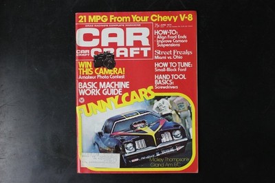Car Craft Magazine June 1974 Funny Cars Mickey Thompson Drag Racing