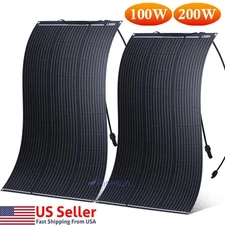 100W 200W 12V Monocrystalline flexible Solar Panel Battery Charger for RV Camper